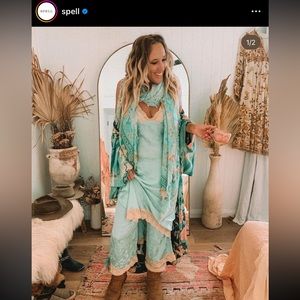 SPELL Oceana Pant in “Seafoam”, PERFECT Condition!!!!